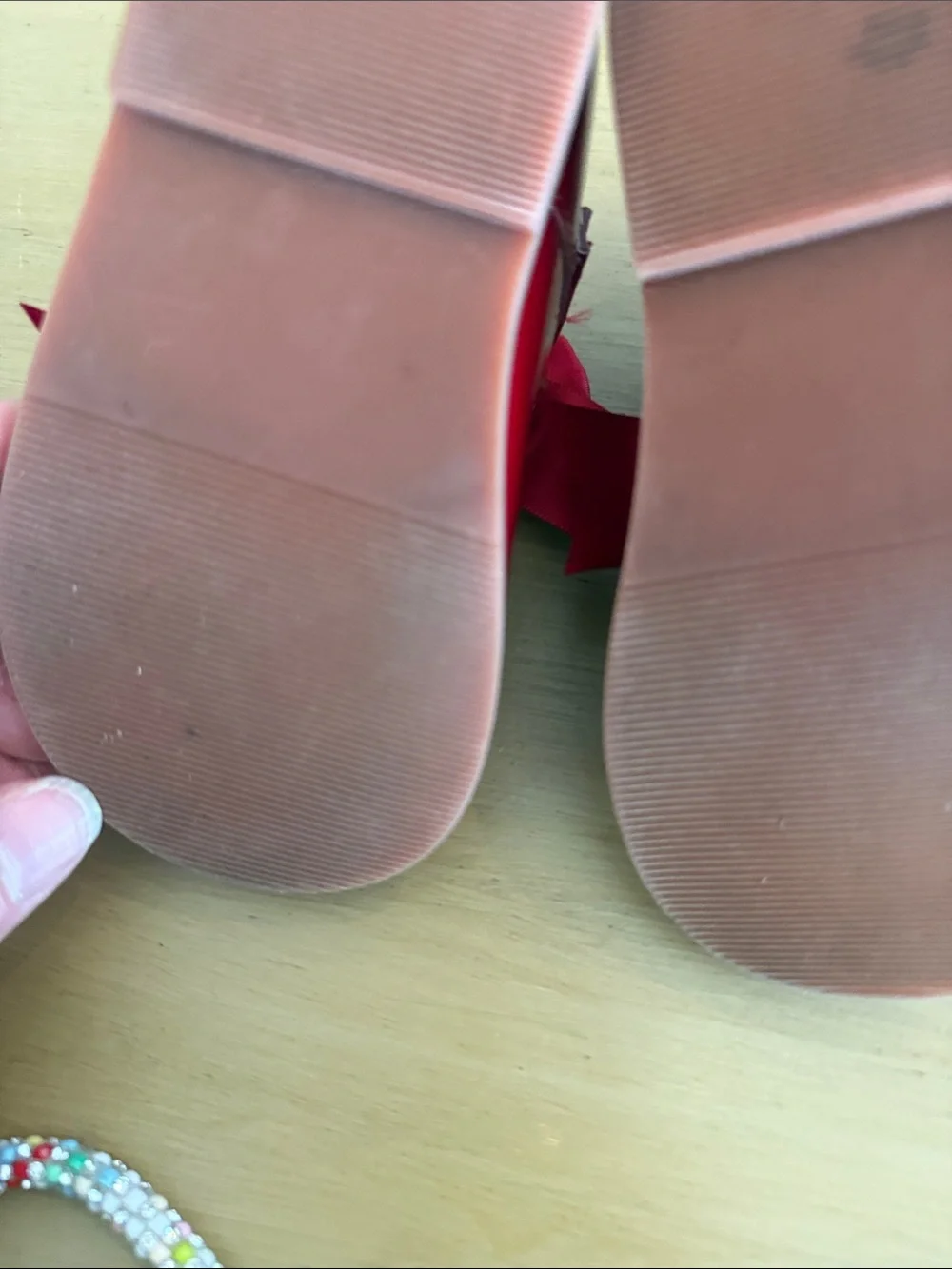 Girls' Red Patent Bow Mary Janes